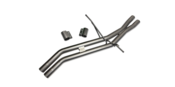 Audi Res-X Resonator Delete & X-Pipe - 034Motorsport 0341057059