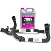 Porsche Radiator Coolant Hose Kit - Genuine Porsche 95BRADHOSEKIT1