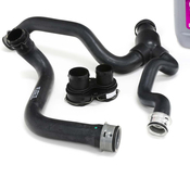 Porsche Radiator Coolant Hose Kit - Genuine Porsche KIT-997TTRADHOSEKT