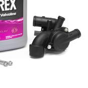 Porsche Engine Coolant Thermostat Kit - Vemo V15992091KT