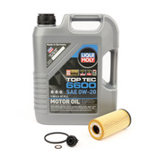 BMW 0W20 Oil Change Kit - Liqui Moly 11428593186KT2