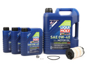 Audi Engine Oil Change Kit - Liqui Moly 079198405EKT66