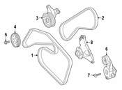Mercedes Accessory Drive Belt - Genuine Mercedes 0019933996