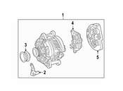 Mercedes Alternator Cable Cap - Genuine Mercedes 0001546004