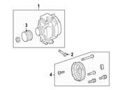 Mercedes Alternator Repair Kit - Genuine Mercedes 0009906399