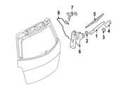 Mercedes Back Glass Washer Nozzle - Genuine Mercedes 2048601647