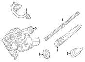 Mercedes Back Glass Wiper Blade - Genuine Mercedes 1678204903