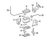 Mercedes Battery Box - Genuine Mercedes 2465450700