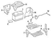Mercedes Battery Cable - Genuine Mercedes 2465406507