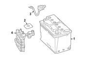 Mercedes Battery Cable - Genuine Mercedes 2055405503