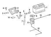 Mercedes Battery Cable - Genuine Mercedes 2044406841