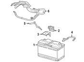 Mercedes Battery Ground Strap - Genuine Mercedes 1675407943