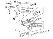Mercedes Battery Tray - Genuine Mercedes 1906209401