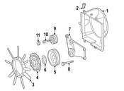 Mercedes Belt Tensioner Pulley Bolt - Genuine Mercedes 006912008014