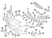 Mercedes Bumper Trim - Genuine Mercedes 17288801739999