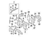 Mercedes Cowl Cover - Genuine Mercedes 2048303213