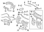 Mercedes Cowl Cover Grommet - Genuine Mercedes 0099976681