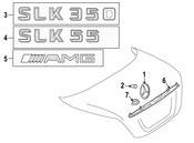 Mercedes Deck Lid Emblem - Genuine Mercedes 1718170615