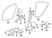 Mercedes Door Edge Guard - Genuine Mercedes 25769224009G44