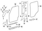 Mercedes Door Edge Guard - Genuine Mercedes 4637211500
