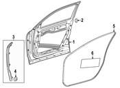 Mercedes Door Edge Guard - Genuine Mercedes 2477300202