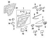 Mercedes Door Emblem - Genuine Mercedes 21173704883C99