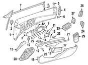 Mercedes Door Emblem - Genuine Mercedes 20769200227K43