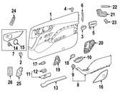 Mercedes Door Emblem - Genuine Mercedes 20769200225F24