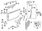 Mercedes Door Latch Assembly - Genuine Mercedes 1907203502