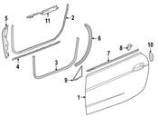 Mercedes Door Seal - Genuine Mercedes 2317270130