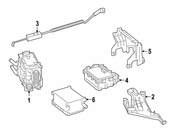 Mercedes Drive Motor Inverter Bracket - Genuine Mercedes 2225450848