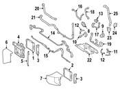 Mercedes Engine Auxiliary Water Pump - Genuine Mercedes 4638351900
