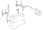 Mercedes Engine Coolant Hose - Genuine Mercedes 2028321194