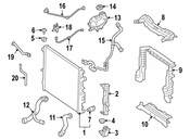 Mercedes Engine Coolant Overflow Hose - Genuine Mercedes 2385015100