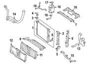 Mercedes Engine Coolant Overflow Hose - Genuine Mercedes 2235012301