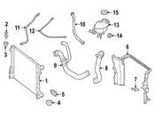 Mercedes Engine Coolant Overflow Hose - Genuine Mercedes 2315010725