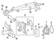 Mercedes Engine Coolant Pipe Seal - Genuine Mercedes 0219976845