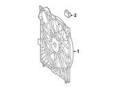 Mercedes Engine Cooling Fan Assembly - Genuine Mercedes 4639066000