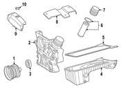 Mercedes Engine Cover - Genuine Mercedes 1111501375