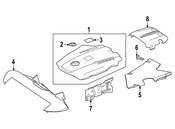 Mercedes Engine Cover - Genuine Mercedes 1905242000