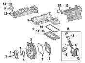 Mercedes Engine Crankshaft Seal - Genuine Mercedes 6560107500