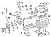 Mercedes Engine Cylinder Head - Genuine Mercedes 276010121380