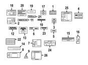 Mercedes Engine Decal - Genuine Mercedes 2215848381