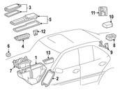 Mercedes Engine Decal - Genuine Mercedes 2025453800