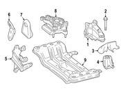 Mercedes Engine Mount - Genuine Mercedes 2052401100