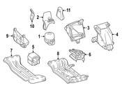 Mercedes Engine Mount - Genuine Mercedes 218240000064