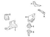 Mercedes Engine Mount Bracket - Genuine Mercedes 1782232400