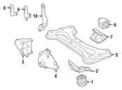 Mercedes Engine Mount Bracket - Genuine Mercedes 2712232404