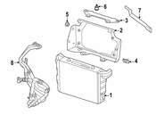 Mercedes Engine Oil Cooler Bracket - Genuine Mercedes 4635040500
