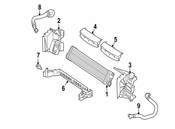 Mercedes Engine Oil Cooler Hose Assembly - Genuine Mercedes 2112704996